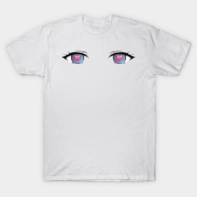 Sylpha Maid Ahegao Eyes from I Was Reincarnated as the 7th Prince or Tensei shitara Dainana Ouji Datta node Anime Girl Characters TSDODN-1 T-Shirt by Animangapoi